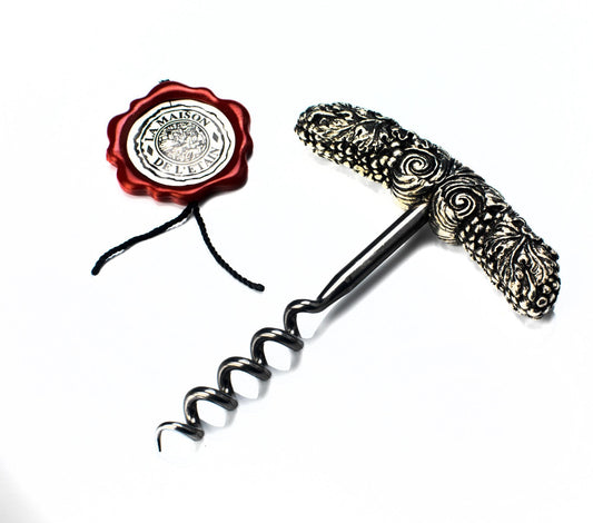 Les Essentiels du Vin Pewter Handle Corkscrew