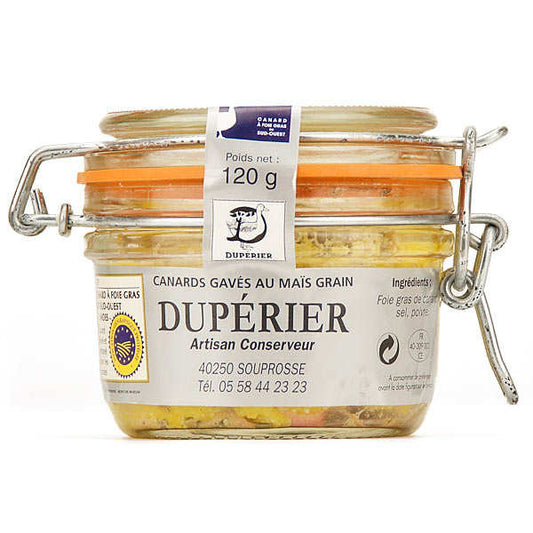 Foie Gras de Canard Entier Mi-Cuit du Sud Ouest 120g