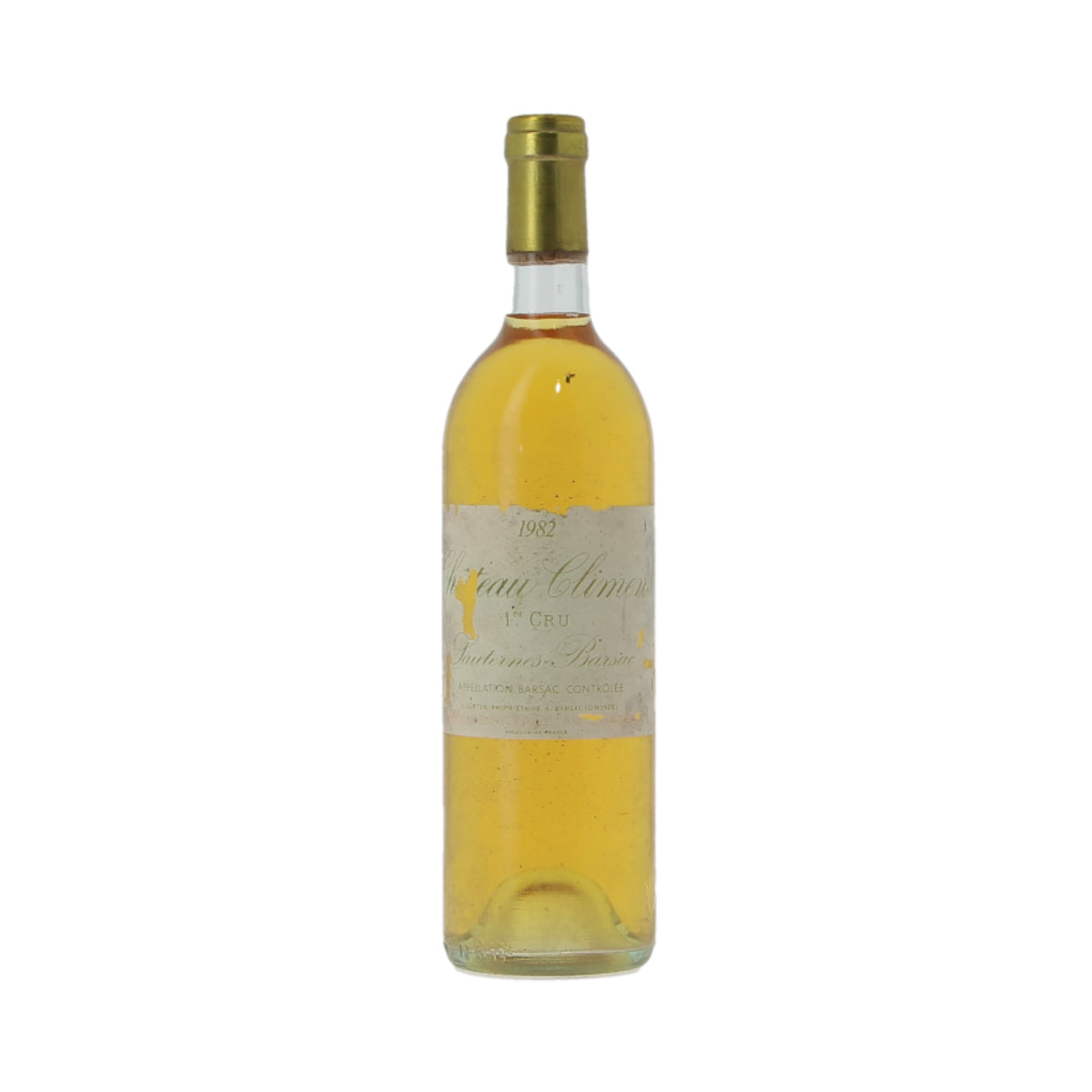 Château Climens Sauternes - Barsac 1er Cru Classé - 1982