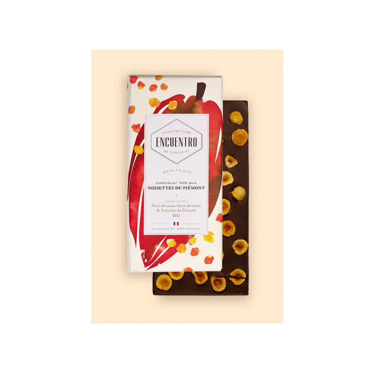 Encuentro 70% Cocoa with Hazelnuts from Piedmont