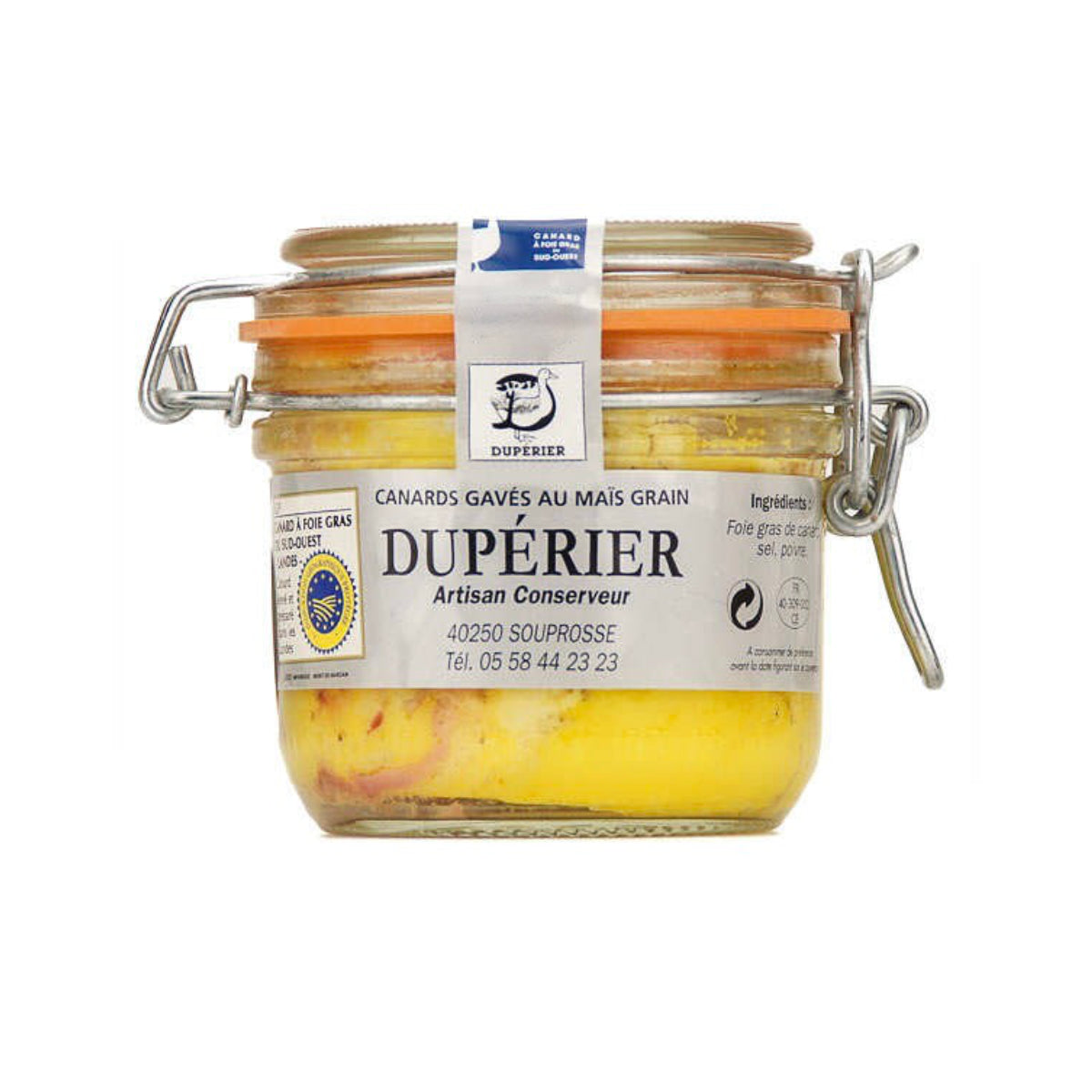 Maison Dupérier Foie Gras de Canard Entier Mi-Cuit du Sud Ouest 300g