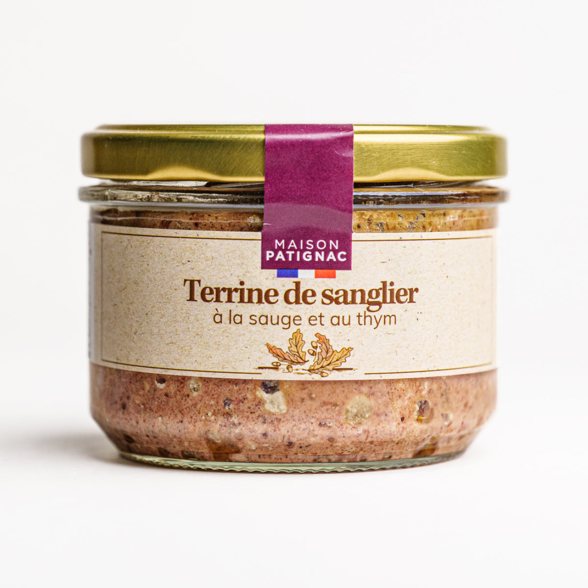Maison Patignac, Wild boar terrine with sage and thyme - 180g