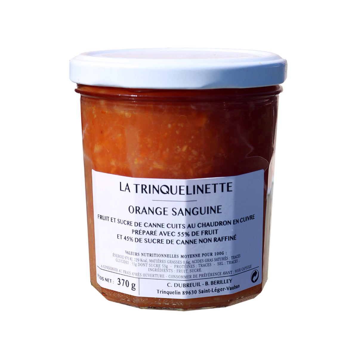 la Trinquelinette Confiture d' Orange Sanguine