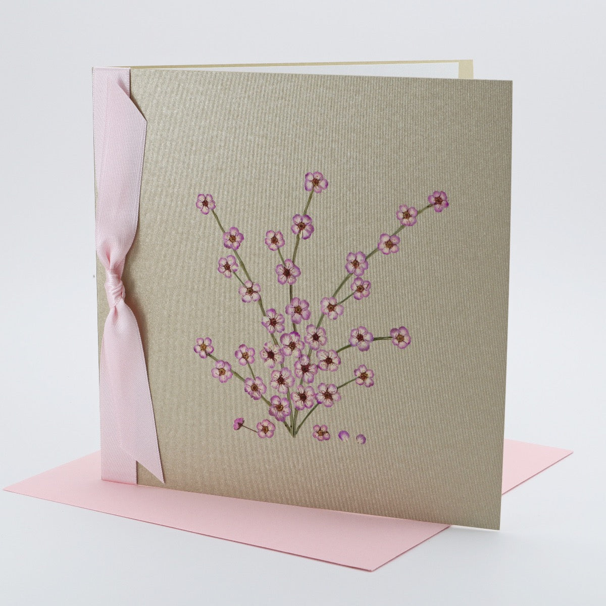 Siga-Art Pink Flowers Card