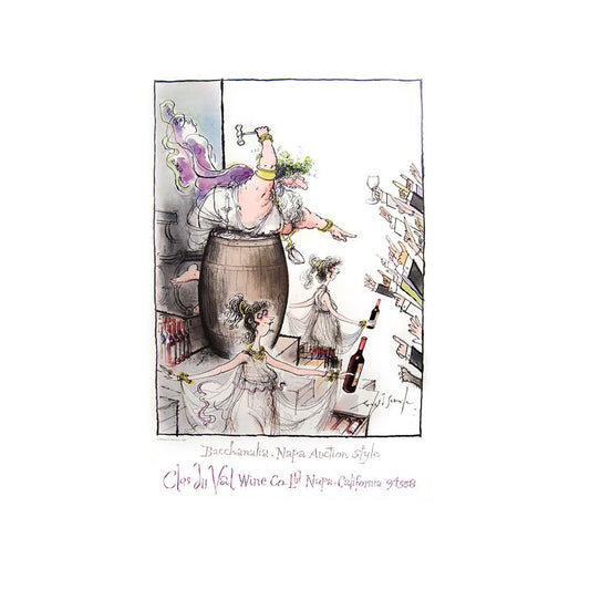 Ronald Searle - Bacchanalia Napa Auction Style