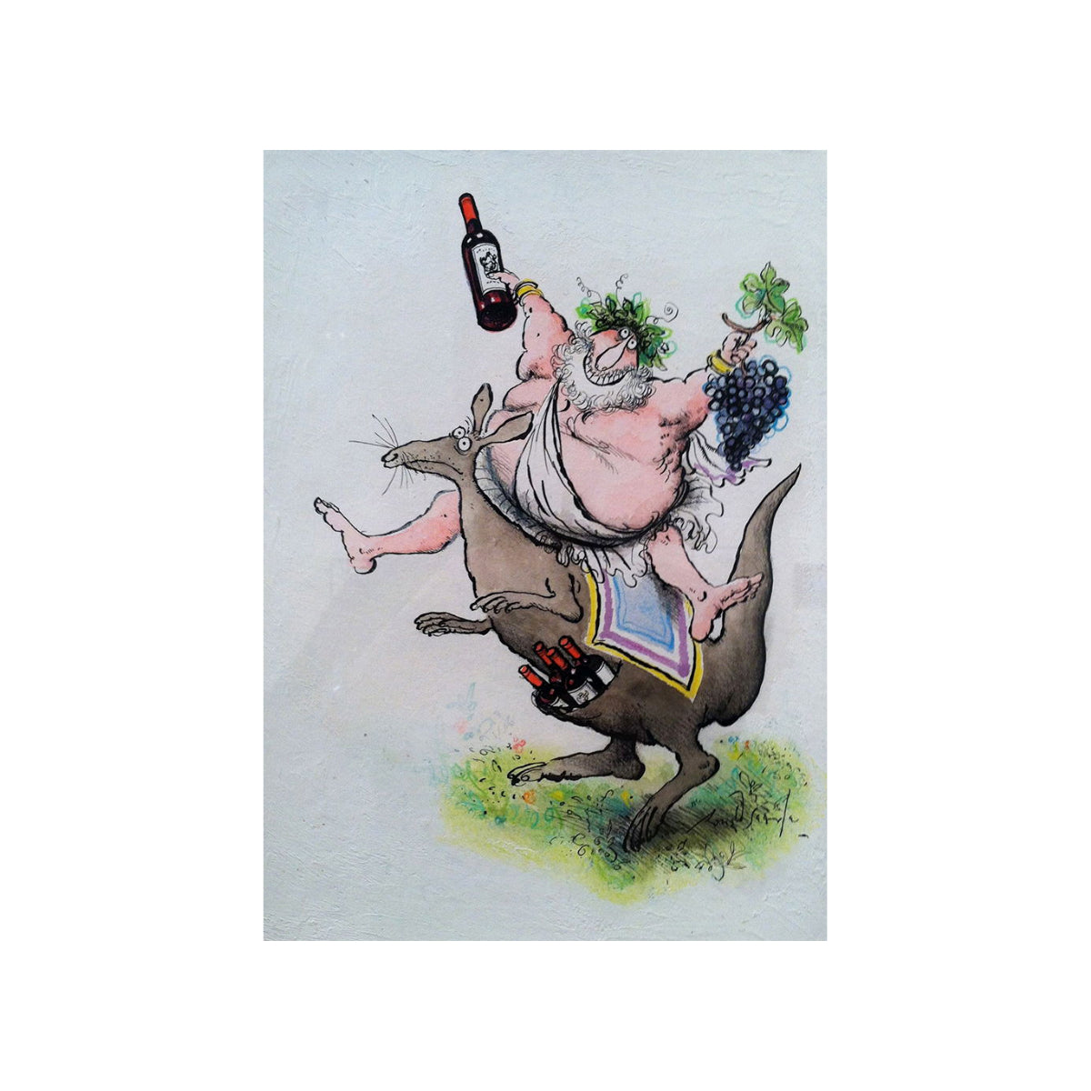 Ronald Searle Poster - Bacchus