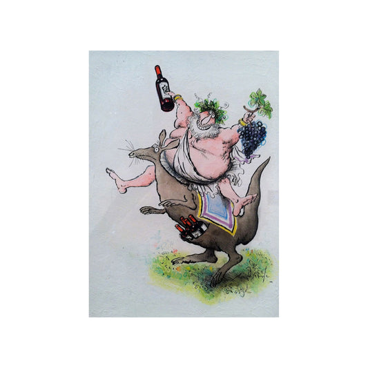 Ronald Searle Poster - Bacchus