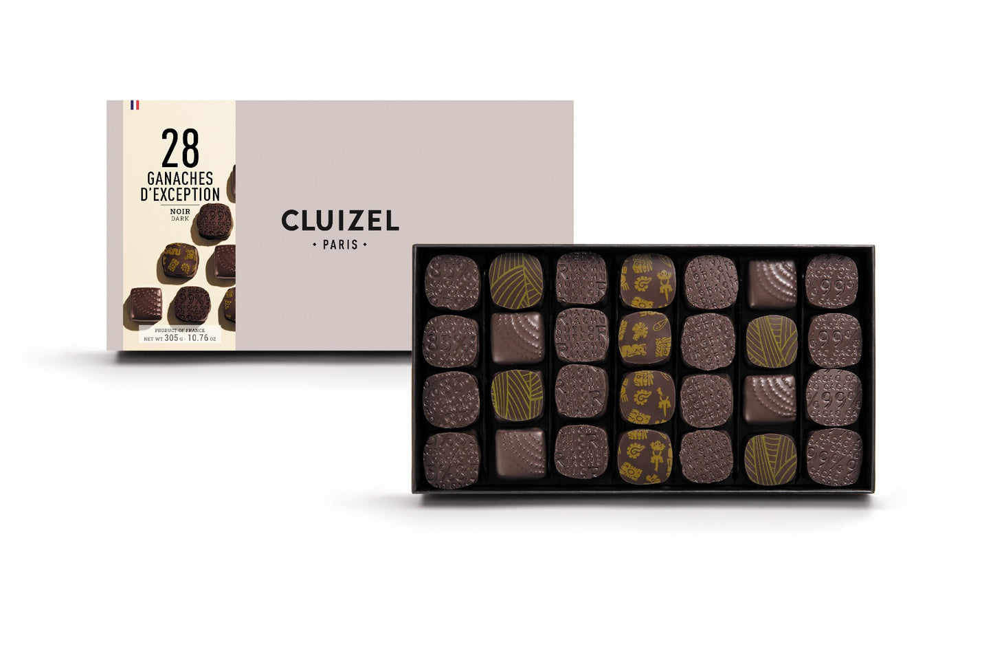Cluizel Box 28 Dark Ganaches