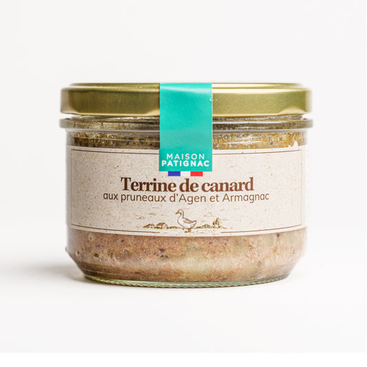 Maison Patignac, Pure duck terrine with Agen prunes and Armagnac - 180g