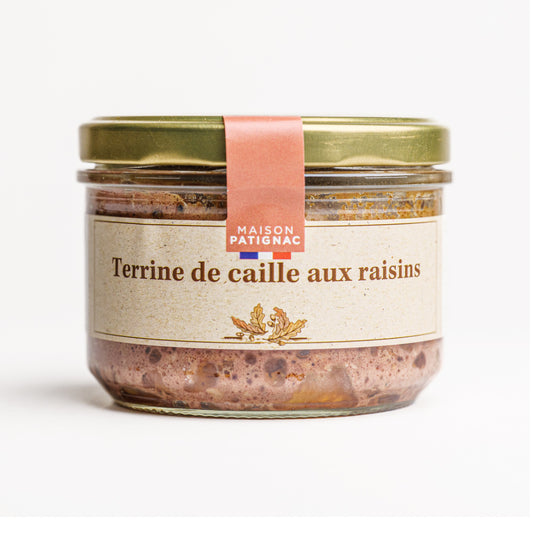 Maison Patignac, Quail terrine with grapes - 180g