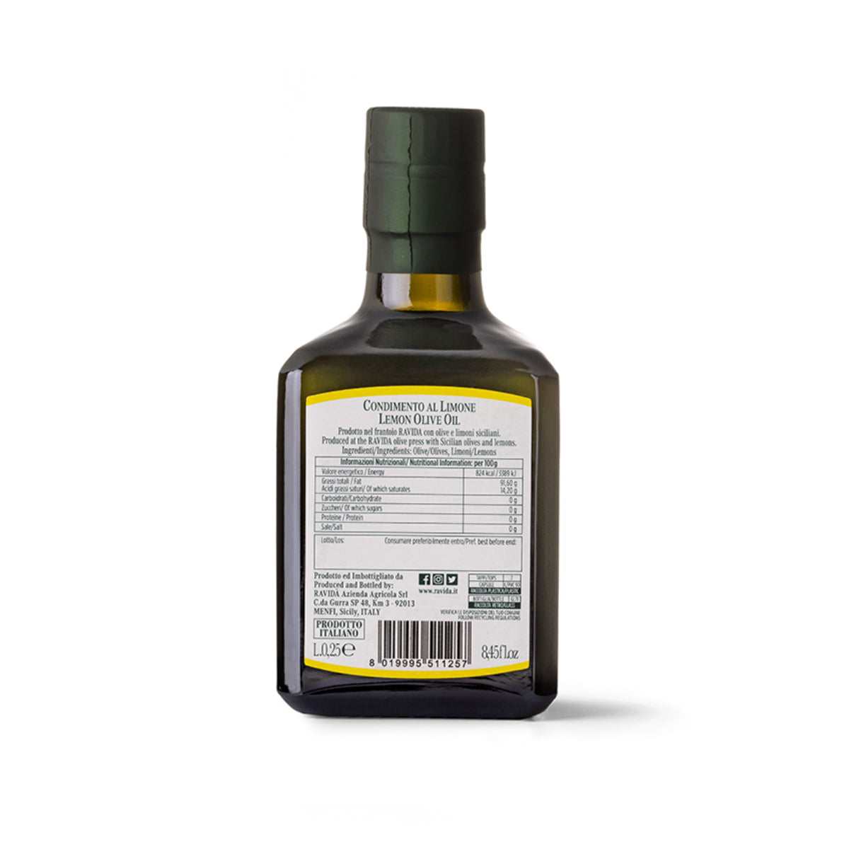 Ravida Lemon Olive Oil Condiment - 250ml