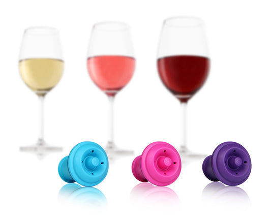 VacuVin Wine Stoppers - Box of 3