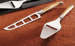 Cheese Set Barthélemy - Olive Wood Handles
